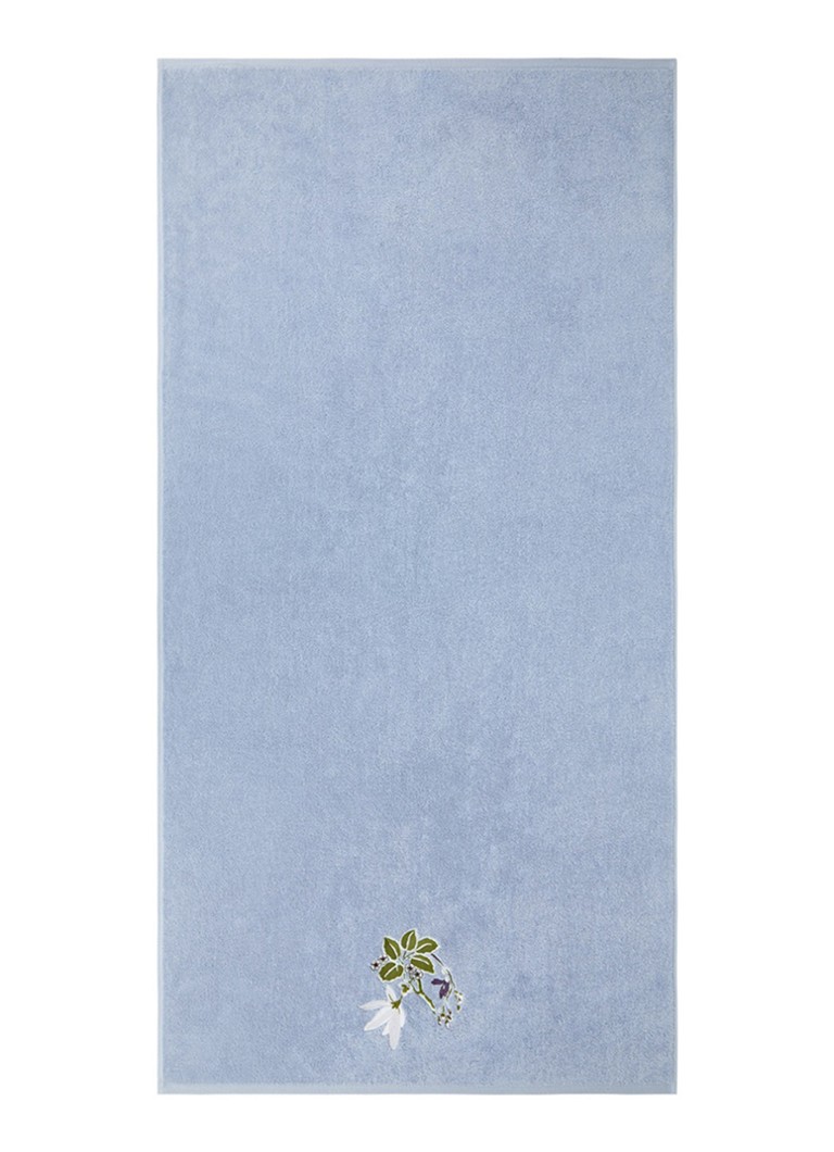 Yves Delorme Rameau badhanddoek - 450 gr/m2 - 70 x 140 cm Lichtblauw - Deal
