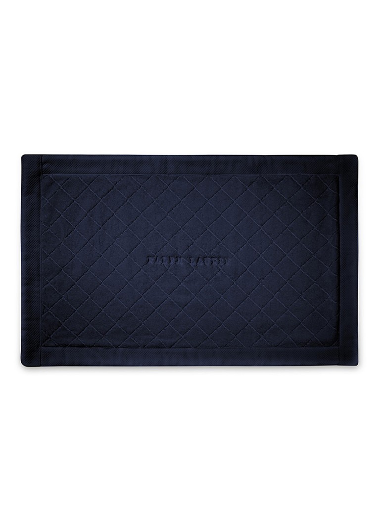 Ralph Lauren Avenue badmat - 50 x 80 cm Donkerblauw - Deal