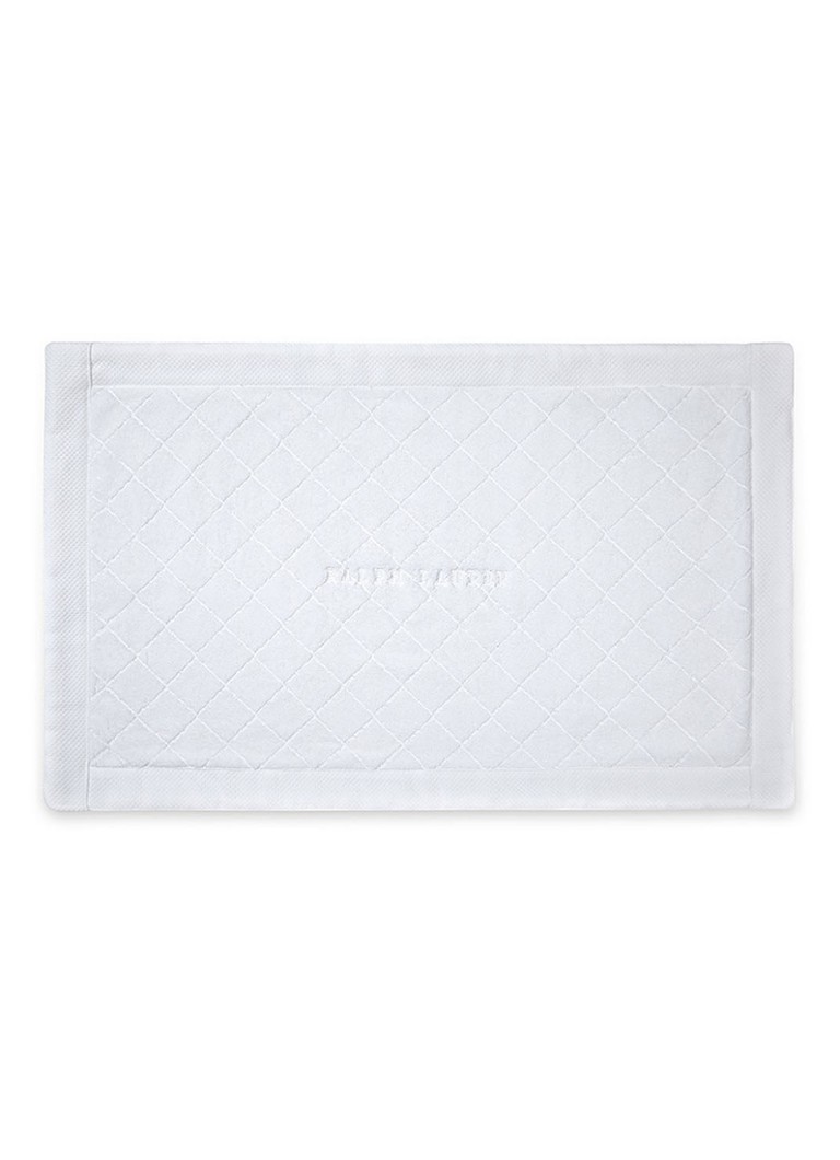 Ralph Lauren Avenue badmat - 50 x 80 cm Wit - Deal