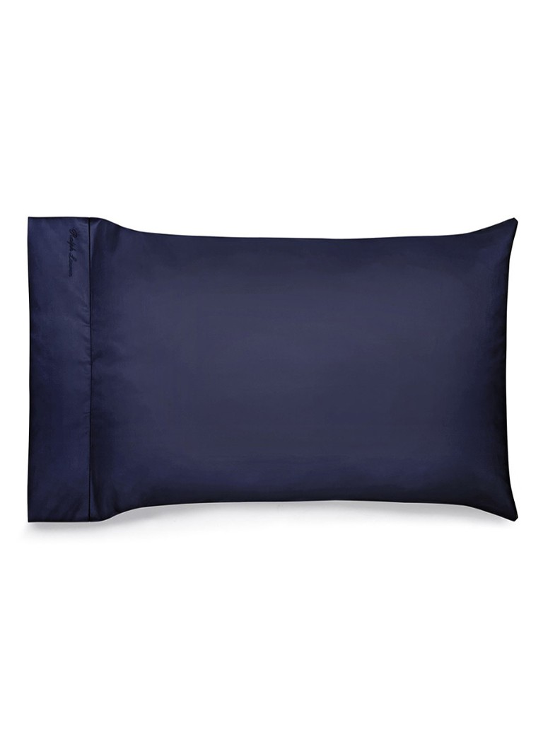 Ralph Lauren Kussensloop van katoensatijn 624TC in 2-pack Donkerblauw - Deal