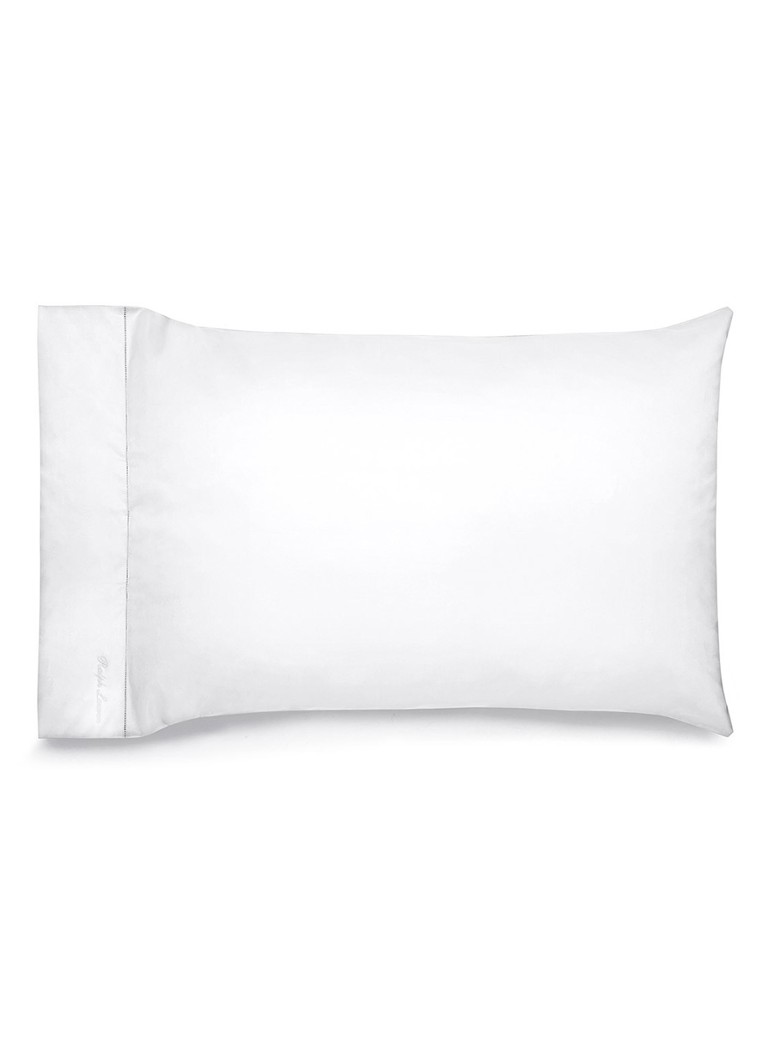 Ralph Lauren Kussensloop van katoensatijn 624TC in 2-pack Wit - Deal