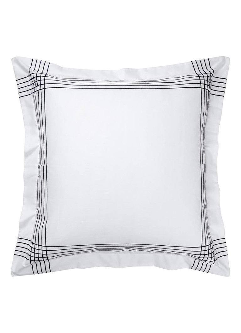 Ralph Lauren Handkerchief kussensloop van katoensatijn 300TC Wit - Deal