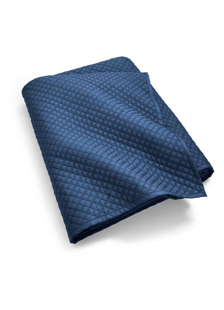Ralph Lauren Argyle bedsprei 275 x 235 cm Donkerblauw - Deal