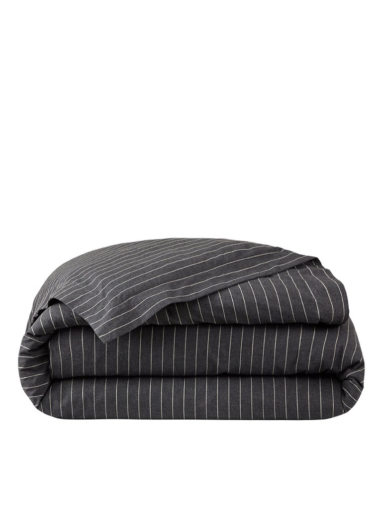 Ralph Lauren Landyn dekbedovertrek van katoen 200TC - exclusief kussenslopen Donkergrijs - Deal