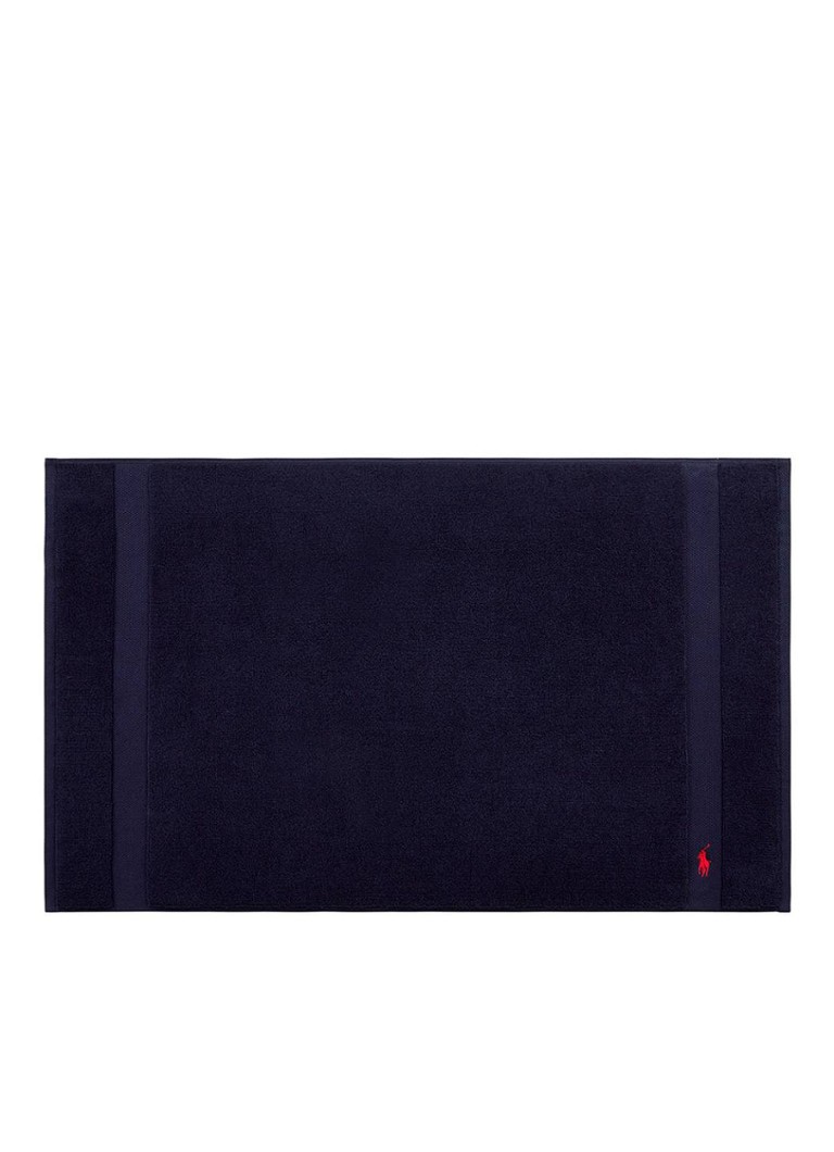 Ralph Lauren Polo Player badmat 55 x 90 cm Donkerblauw