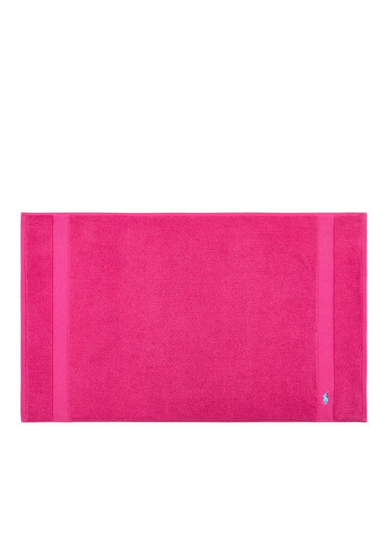 Ralph Lauren Polo Player badmat 55 x 90 cm Fuchsia - Deal