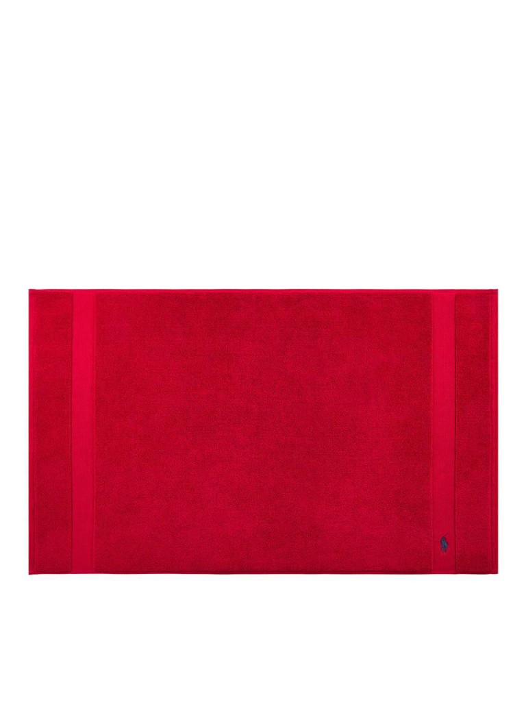 Ralph Lauren Polo Player badmat 55 x 90 cm Rood - Deal
