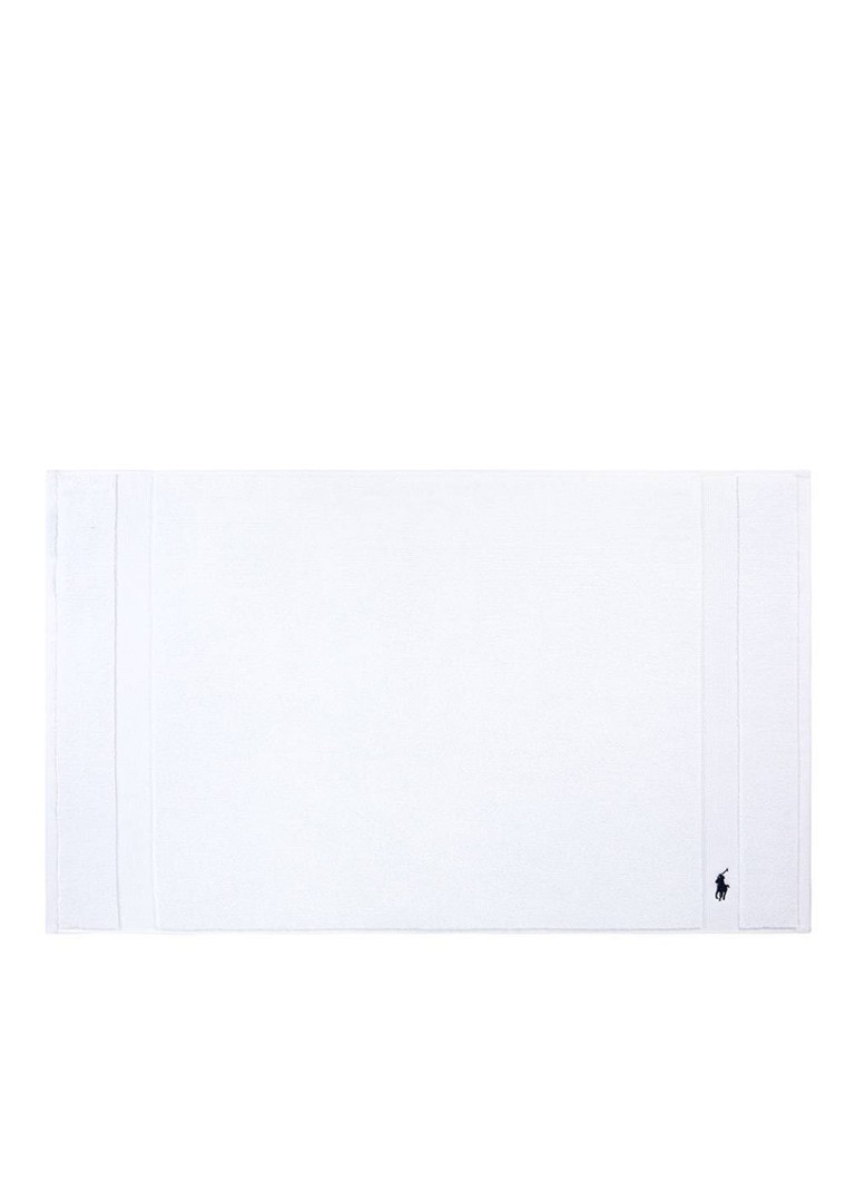 Ralph Lauren Polo Player badmat 55 x 90 cm Wit - Deal