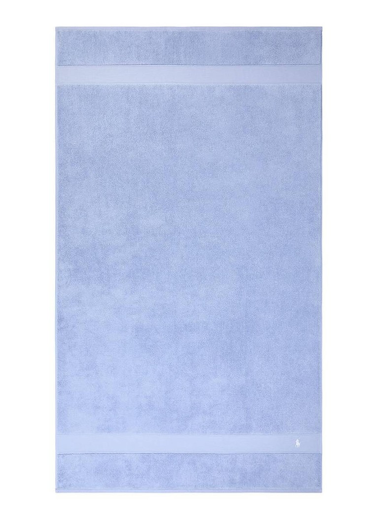 Ralph Lauren Polo Player strandlaken - 600gr/m2 - 90 x 160 cm Lichtblauw - Deal