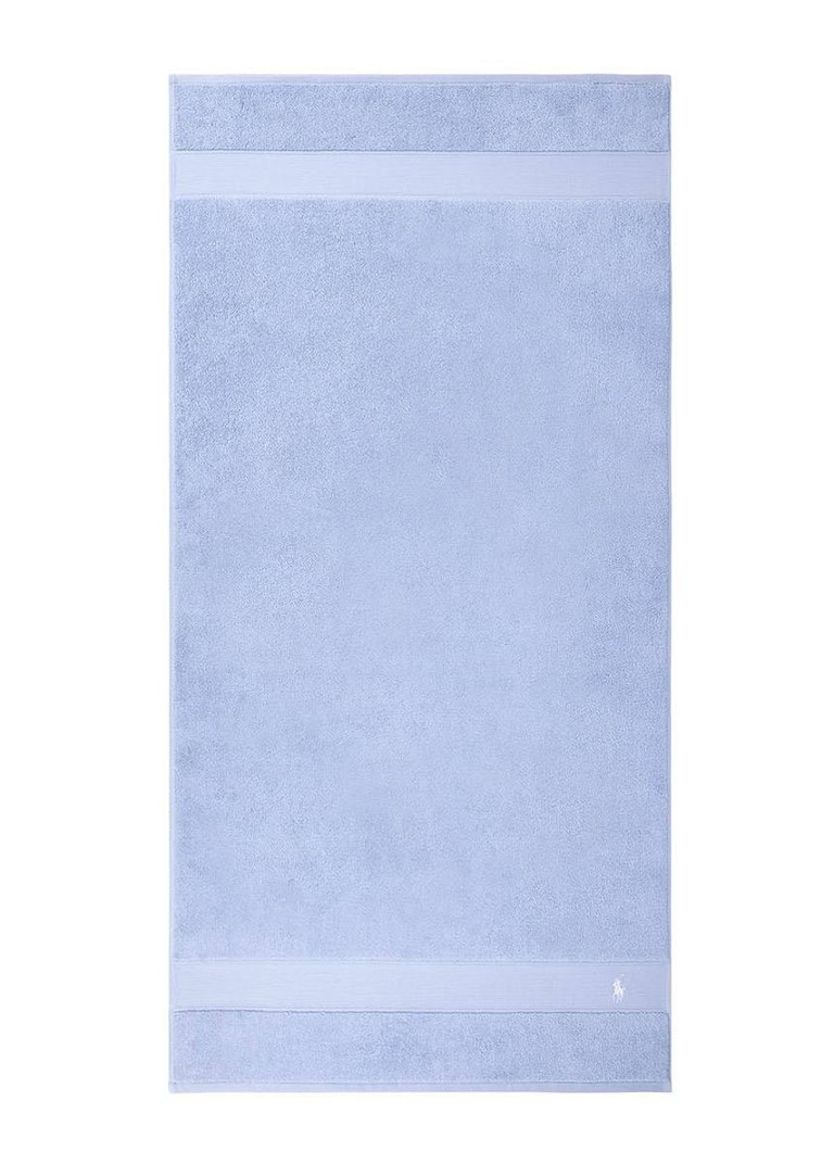 Ralph Lauren Polo Player badlaken - 600 gr/m2 - 70 x 140 cm Lichtblauw - Deal
