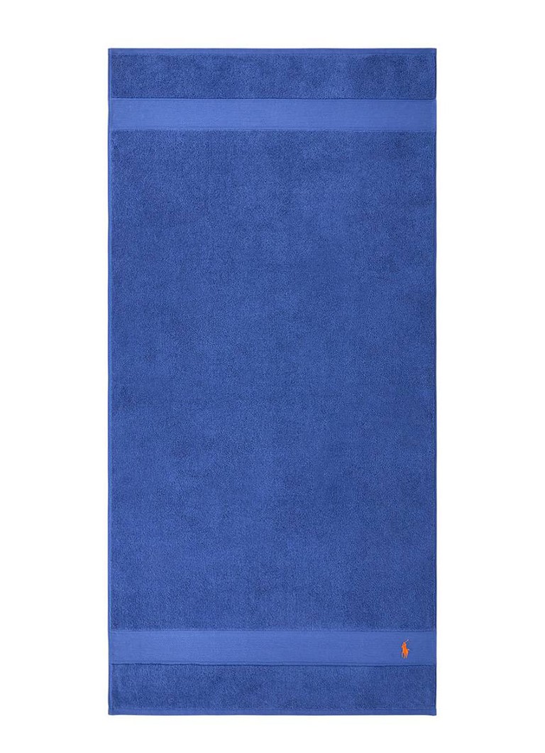 Ralph Lauren Polo Player badlaken - 600 gr/m2 - 70 x 140 cm Kobaltblauw - Deal