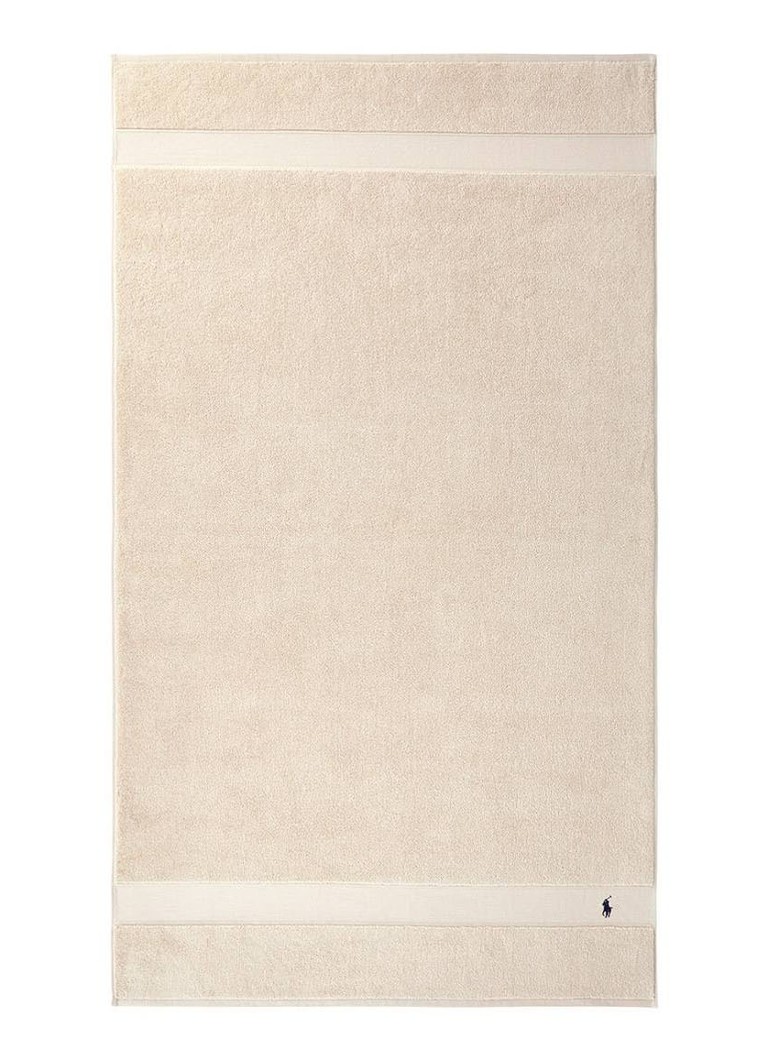 Ralph Lauren Polo Player strandlaken - 600gr/m2 - 90 x 160 cm Beige - Deal