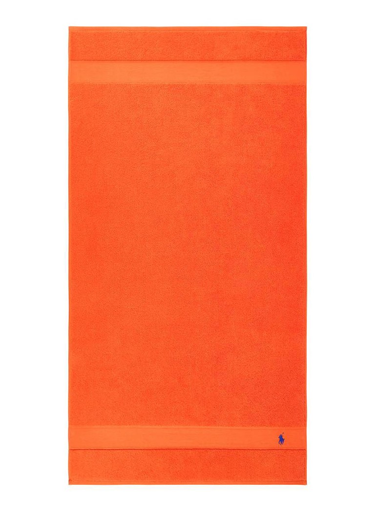 Ralph Lauren Polo Player badlaken - 600 gr/m2 - 70 x 140 cm Oranje - Deal