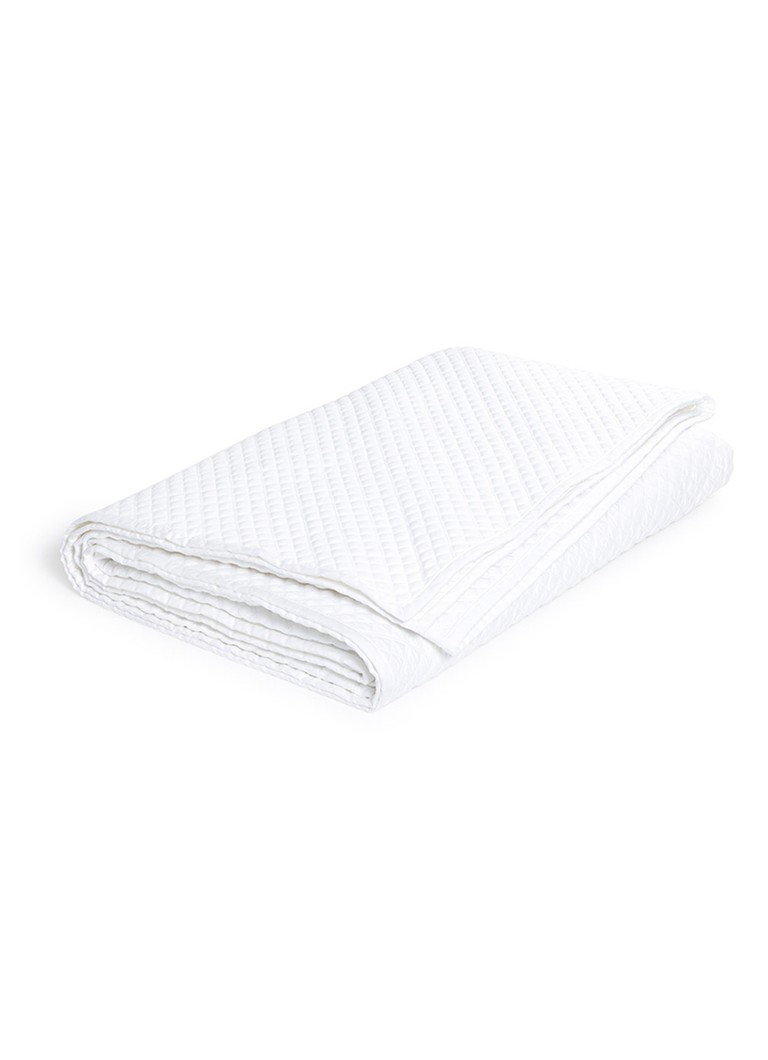 Ralph Lauren Argyle bedsprei 275 x 235 cm Wit - Deal