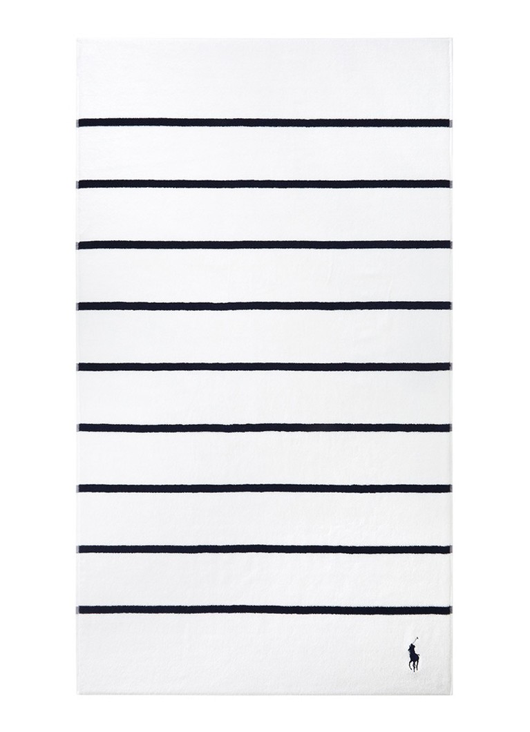 Ralph Lauren Irvin strandlaken - 520 gr/m2 - 100 x 170 cm Donkerblauw