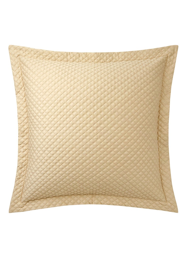 Ralph Lauren Argyle kussensloop van katoen Creme
