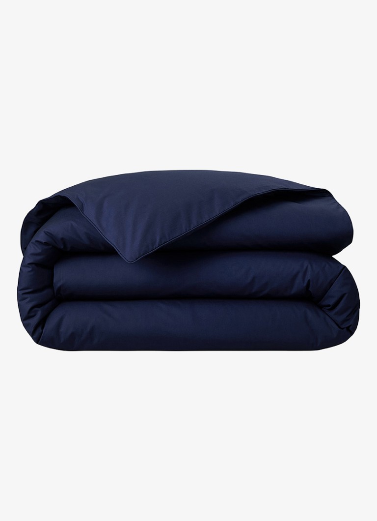 Ralph Lauren Polo Player dekbedovertrek van katoen perkal 80TC - exclusief kussenslopen Donkerblauw - Deal