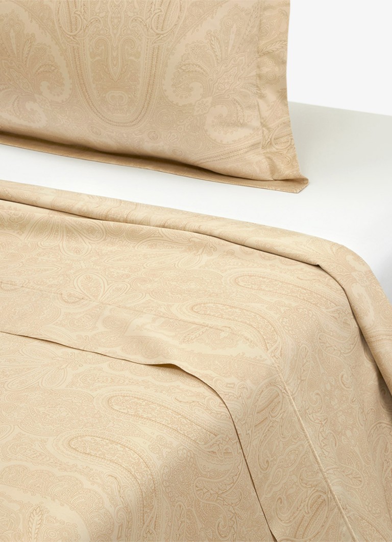 Ralph Lauren Doncaster laken van katoensatijn 120TC Beige - Deal