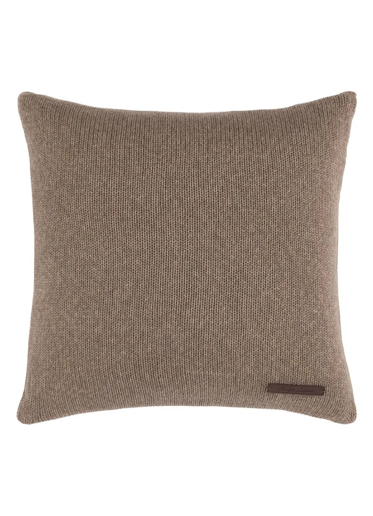 Ralph Lauren Beaumont sierkussenhoes 50 x 50 cm Lichtbruin