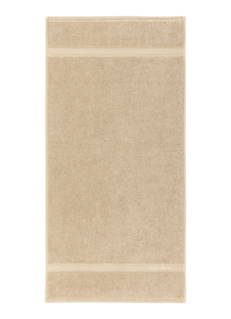 Ralph Lauren Dulaney badhanddoek - 50 x 100 cm Beige