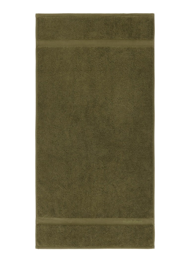 Ralph Lauren Dulaney badhanddoek - 50 x 100 cm Olijfgroen