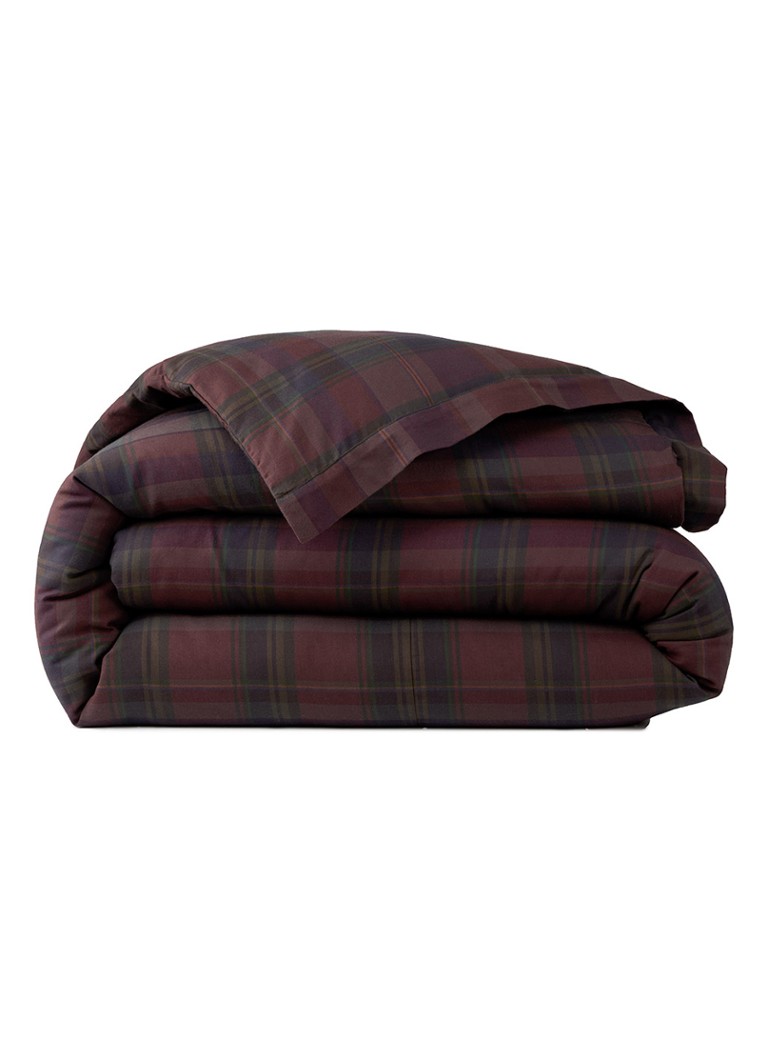 Ralph Lauren Quinn dekbedovertrek - exclusief kussenslopen Aubergine - Deal