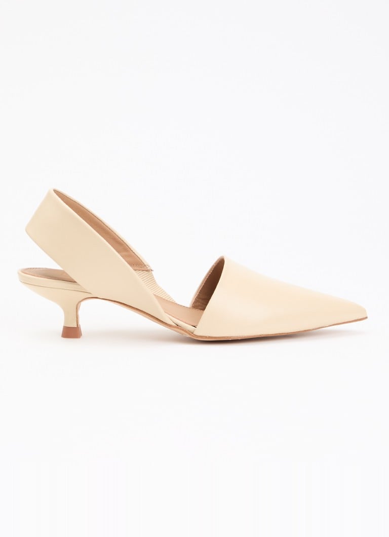 Flattered Dames Ninni sling-back van leer in de kleur Beige, maat: 36