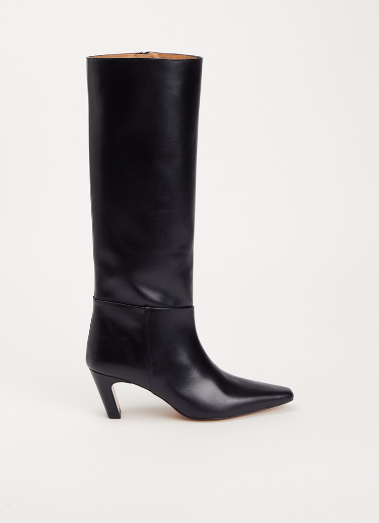 Flattered Dames Xia laars van leer in de kleur Zwart, maat: 39