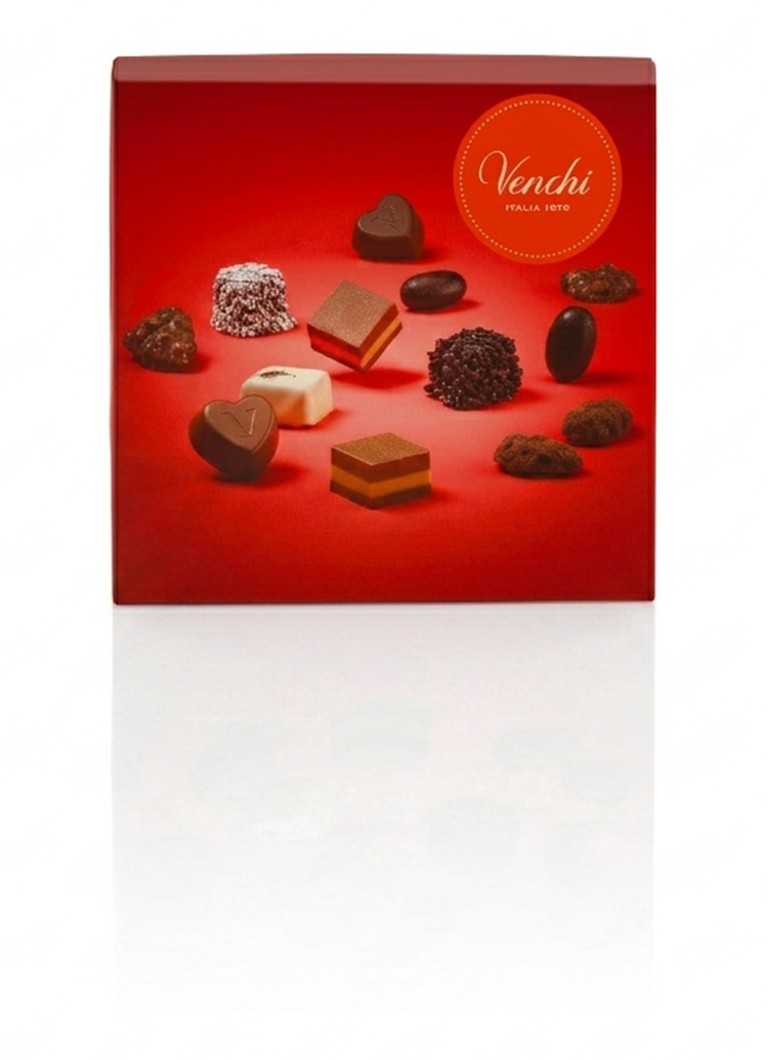 Venchi Pralines Selection chocolade bonbons 13 stuks Beige - Deal