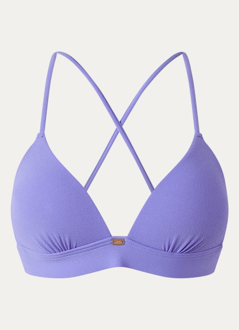 Sam Friday Dames Drift voorgevormde bikinitop in de kleur Lavendel, maat: S