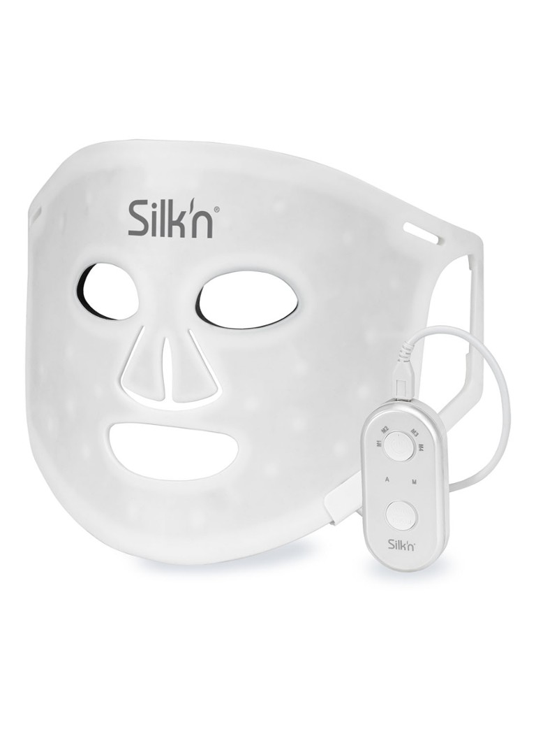 Silk'n Facial LED Mask 100 LEDS - lichttherapie gezichtsmasker Wit 1MAAT Verzorging - Deal