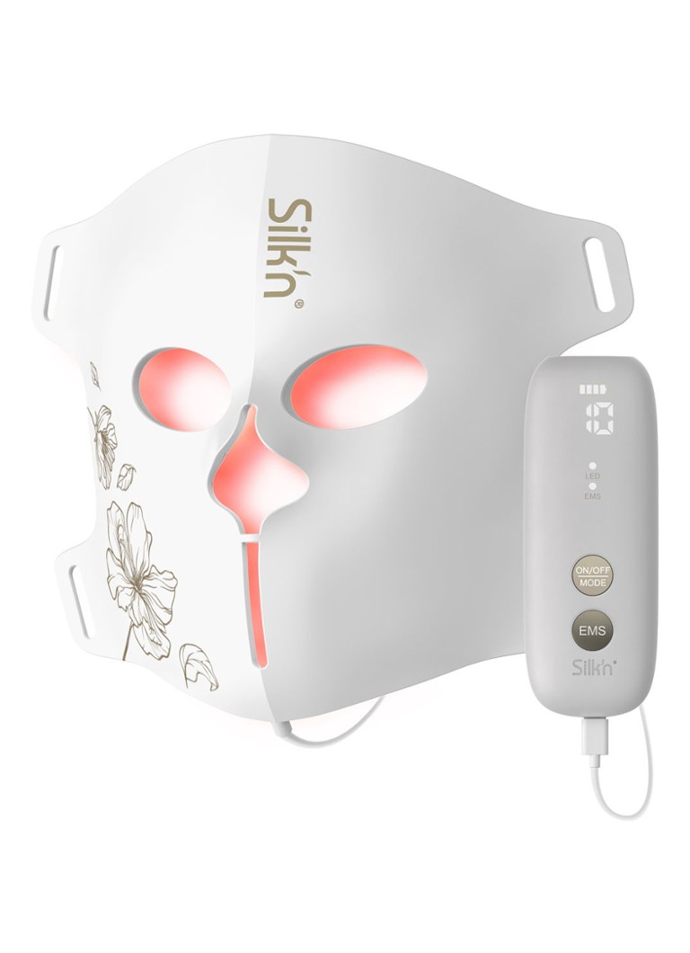 Silk'n LED Face EMS Mask - Lichttherapie gezichtsmasker Wit 1MAAT Verzorging - Deal