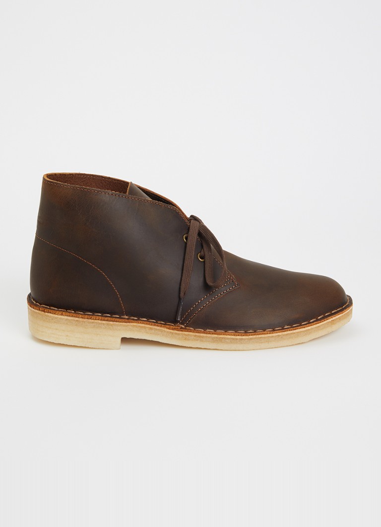 Clarks Originals Heren Desert veterschoen van leer in de kleur Bruin, maat: 41