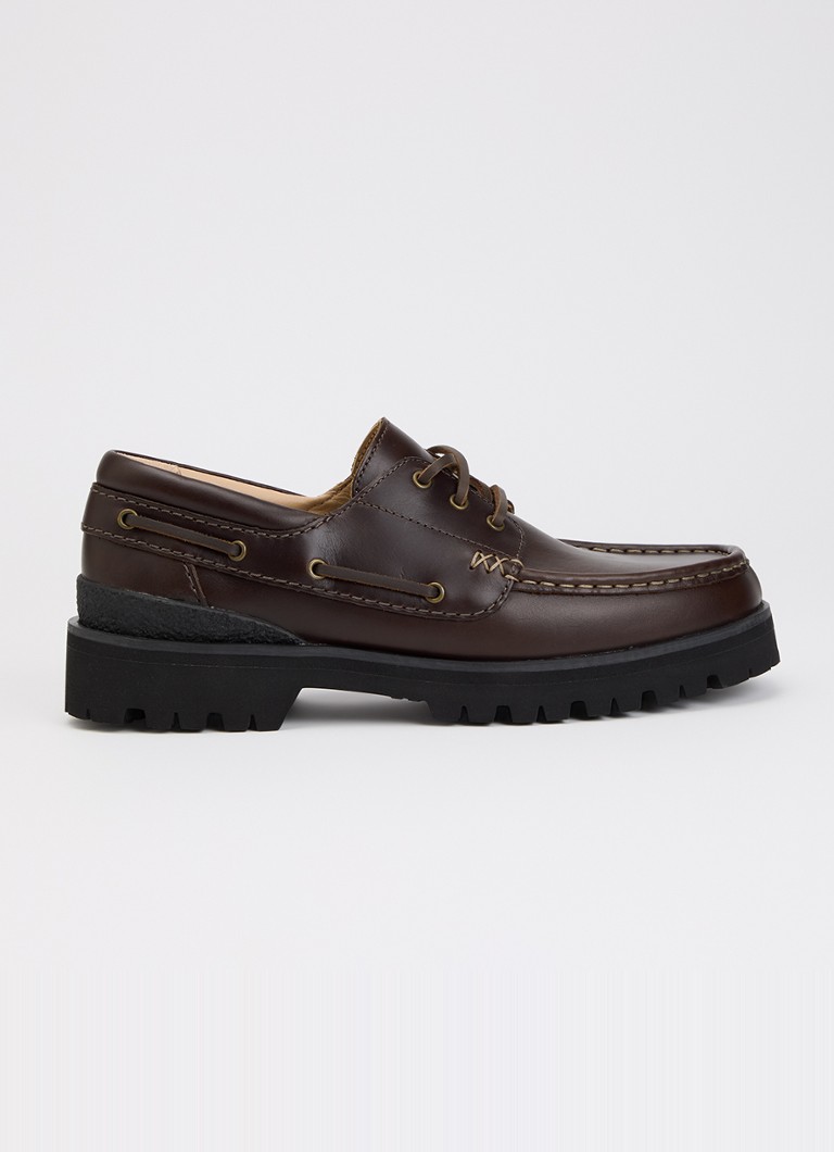 Clarks Originals Heren Yukoner bootschoen van leer in de kleur Donkerbruin, maat: 46