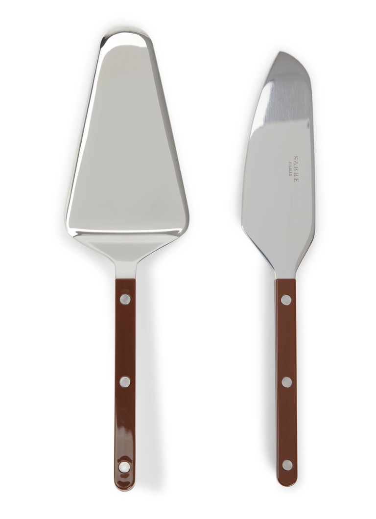 Sabre Bistrot taartbestek 2-delig Bruin - Deal