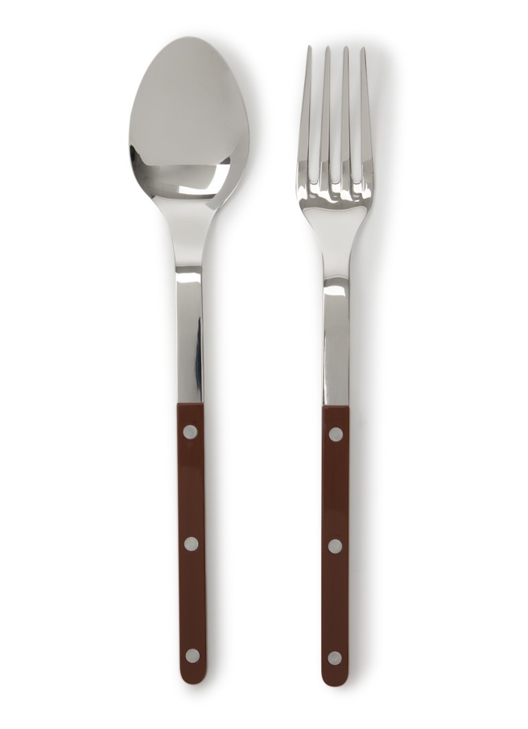 Sabre Bistrot opschepsbestek 2-delig Bruin - Deal