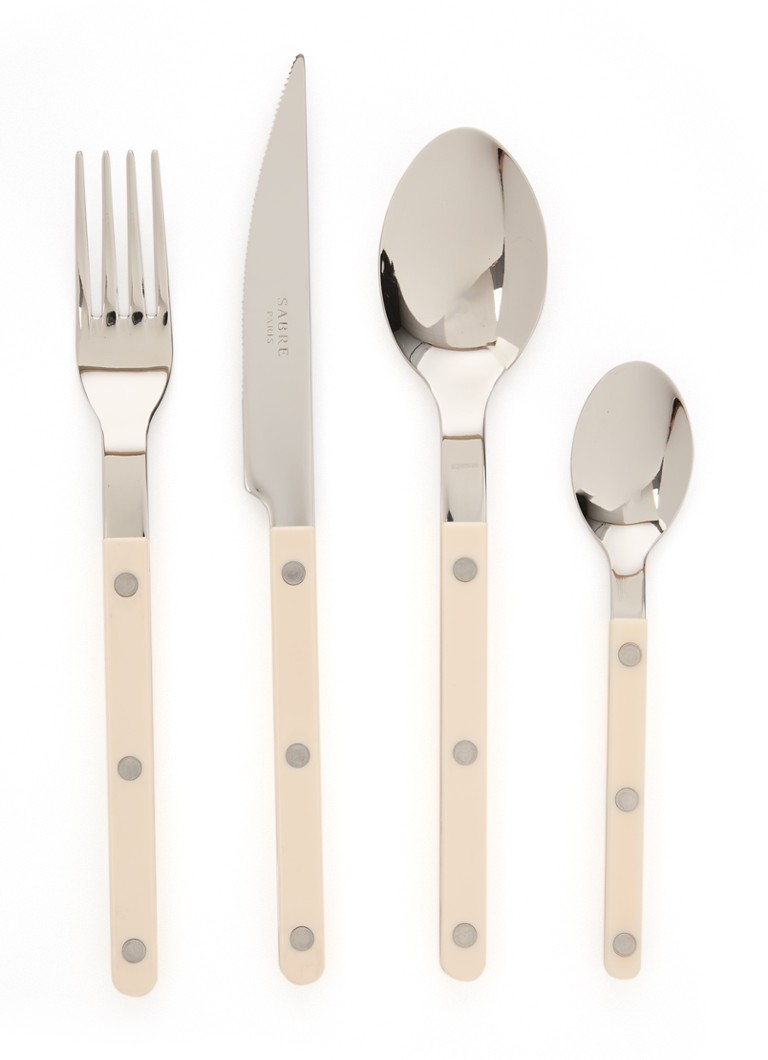 Sabre Bistrot bestekset 4- delig Gebroken wit - Deal