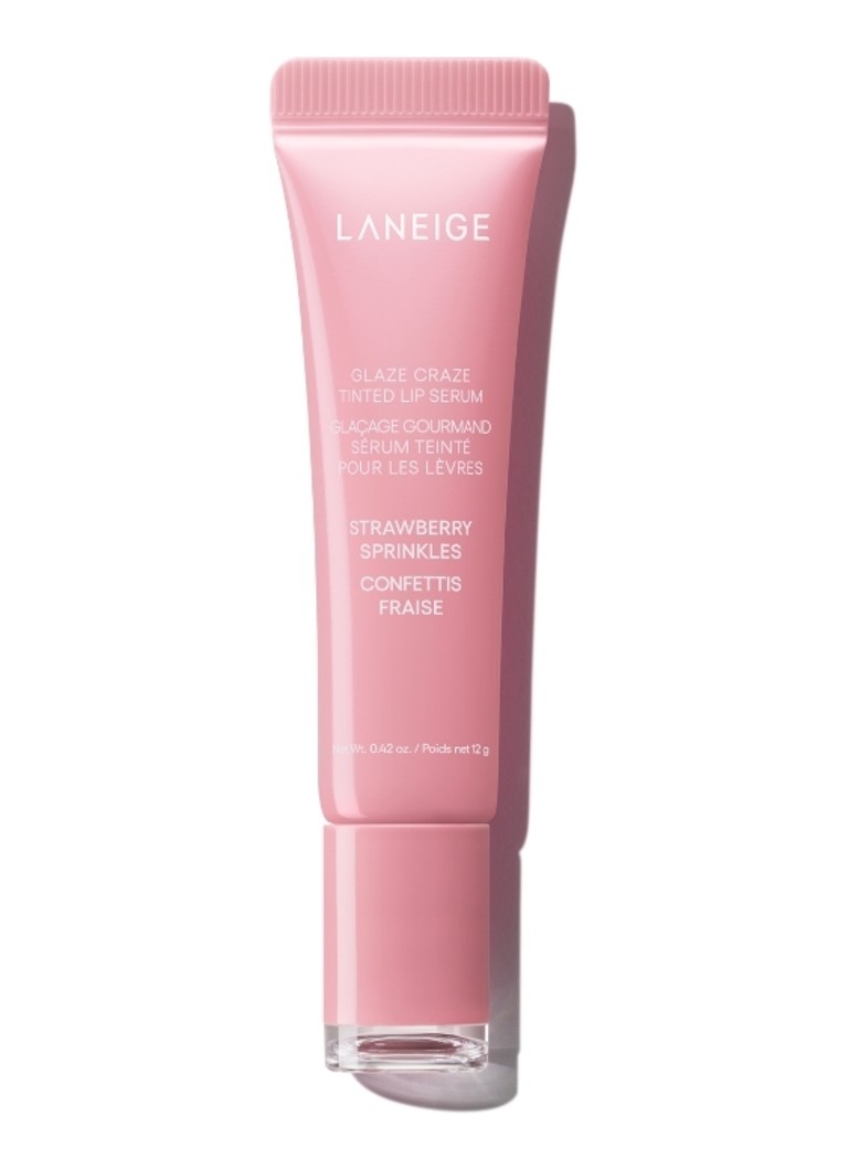 Laneige Glaze Craze Tinted Lip Serum - lipbalsem Strawberry Jelly 12ML Verzorging - Deal