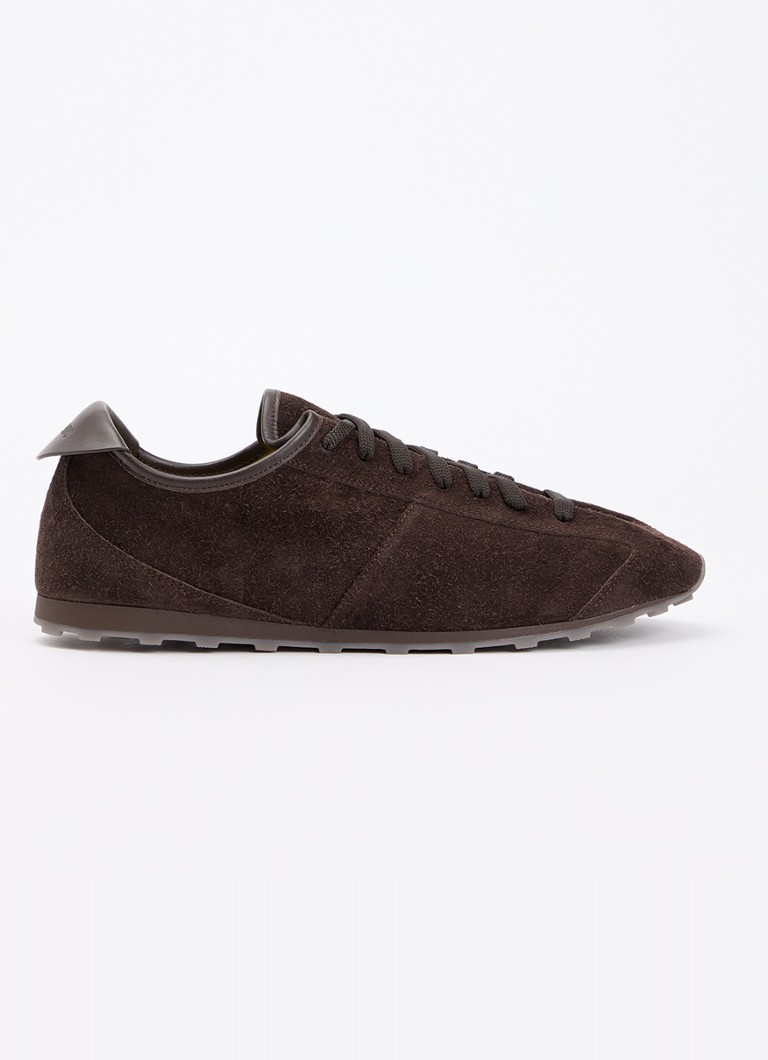 Jacquemus Heren Les Tennis sneaker van kalfssuède in de kleur Donkerbruin, maat: 42