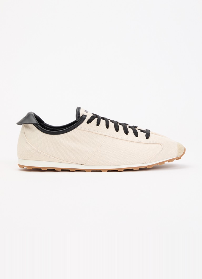 Jacquemus Heren Les Tennis sneaker van canvas met leren details in de kleur Beige, maat: 41