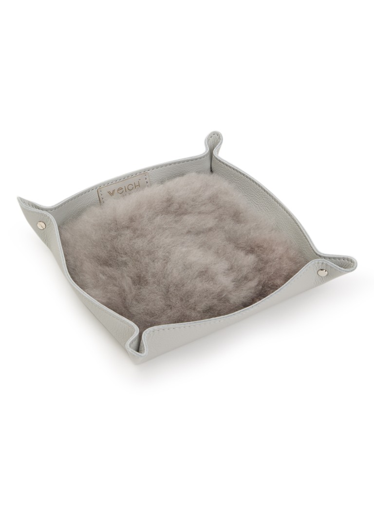WEICH Todo Catchall opbergschaal van alpaca vacht 20 cm Grijs - Deal