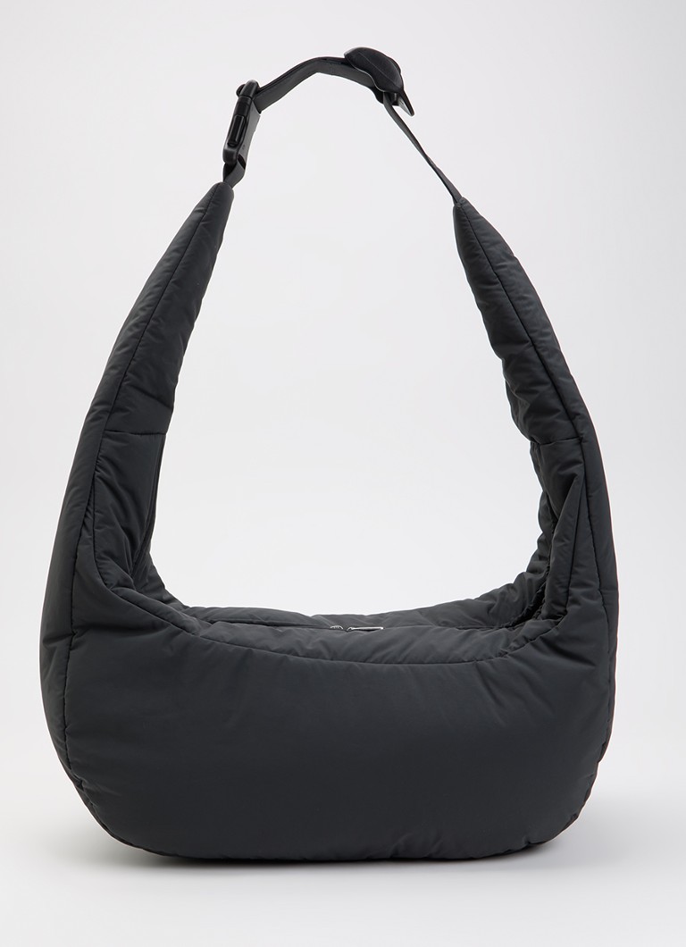 Seventh Heren Lunar gewatteerde crossbodytas met verstelbare schouderriem in de kleur Antraciet, maat: OS