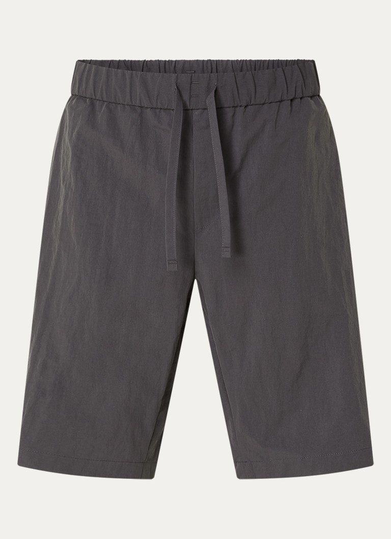 Seventh Heren Orb wide fit korte broek met trekkoord in de kleur Antraciet, maat: L