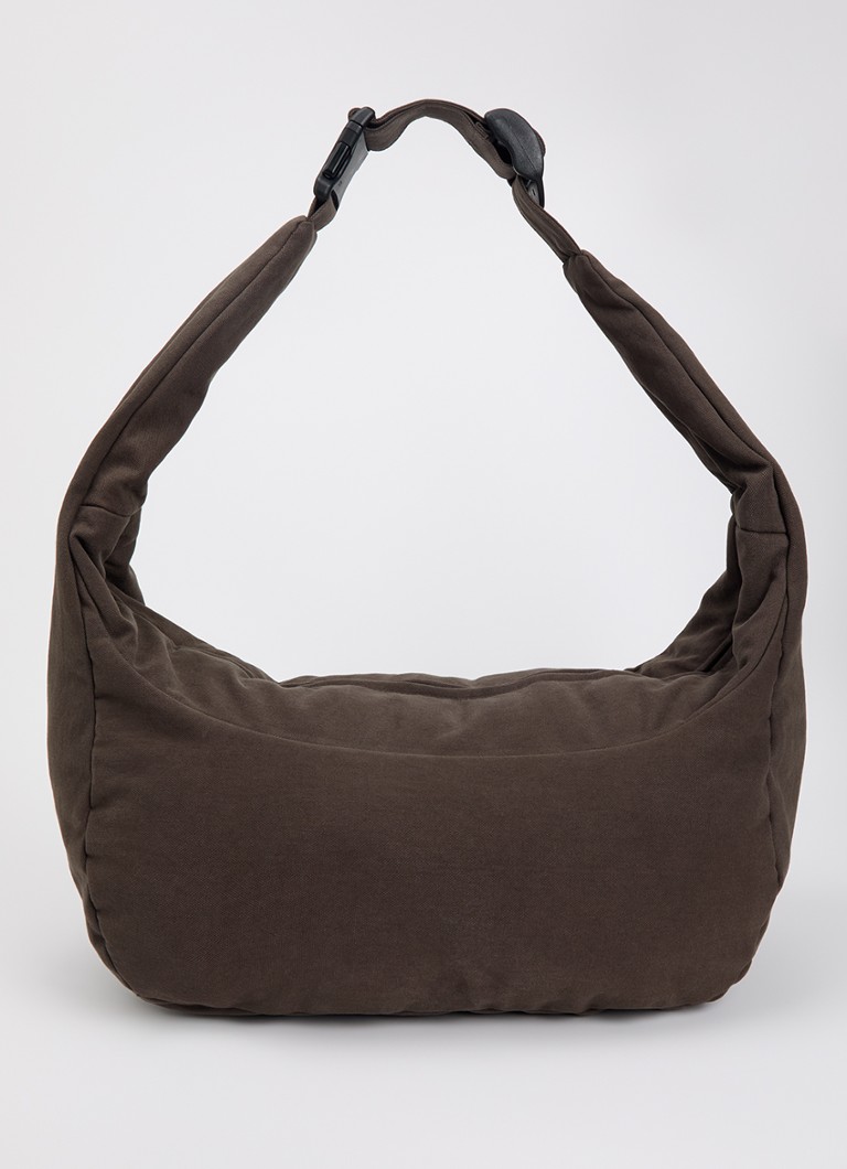 Seventh Heren Lunar crossbodytas van canvas in de kleur Bronsgroen, maat: OS