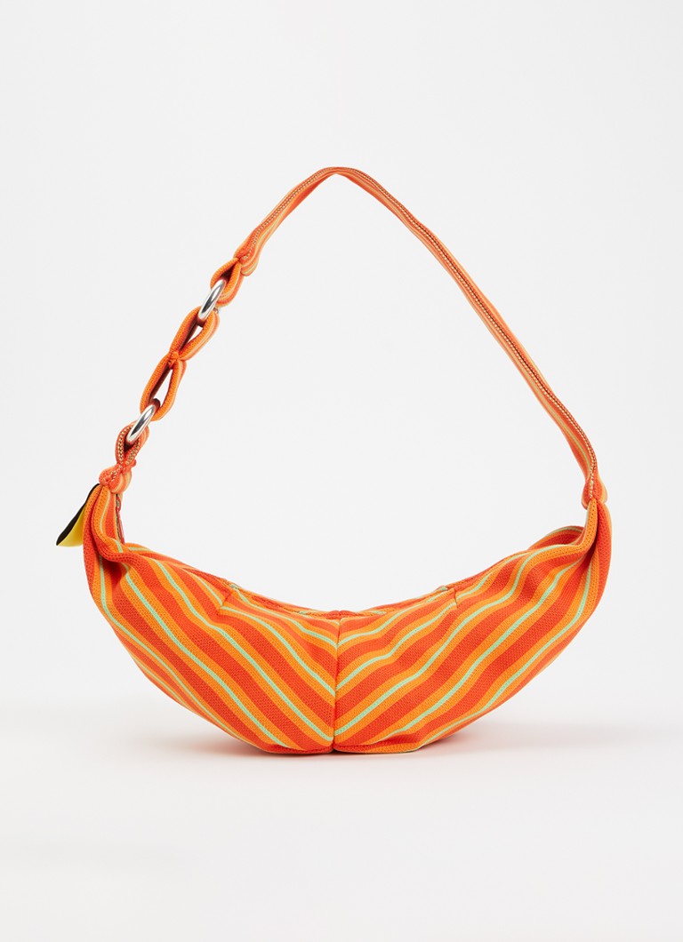 MOSJ Atelier Dames Cosmo crossbodytas met verstelbare schouderriem in de kleur Oranje, maat: One Size