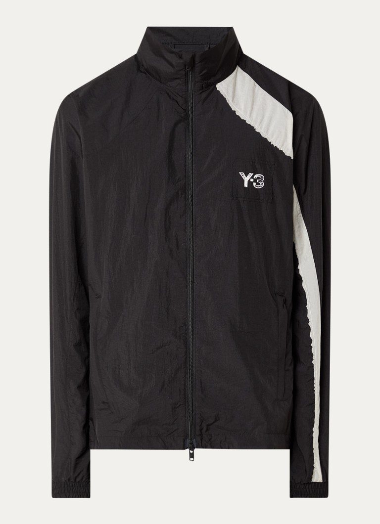Y-3 Heren Jack met logo- en backprint in de kleur Zwart, maat: L