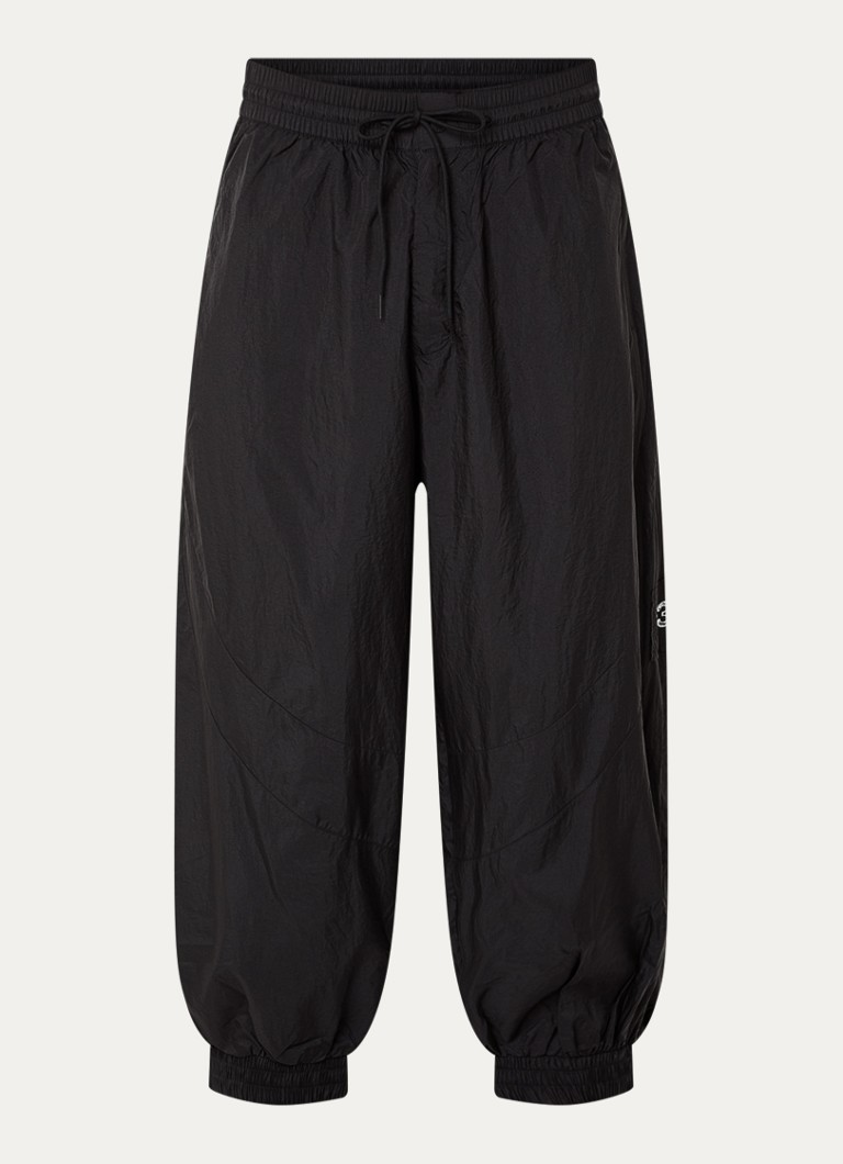 Y-3 Dames Wide fit joggingbroek met logo en steekzakken in de kleur Zwart, maat: M
