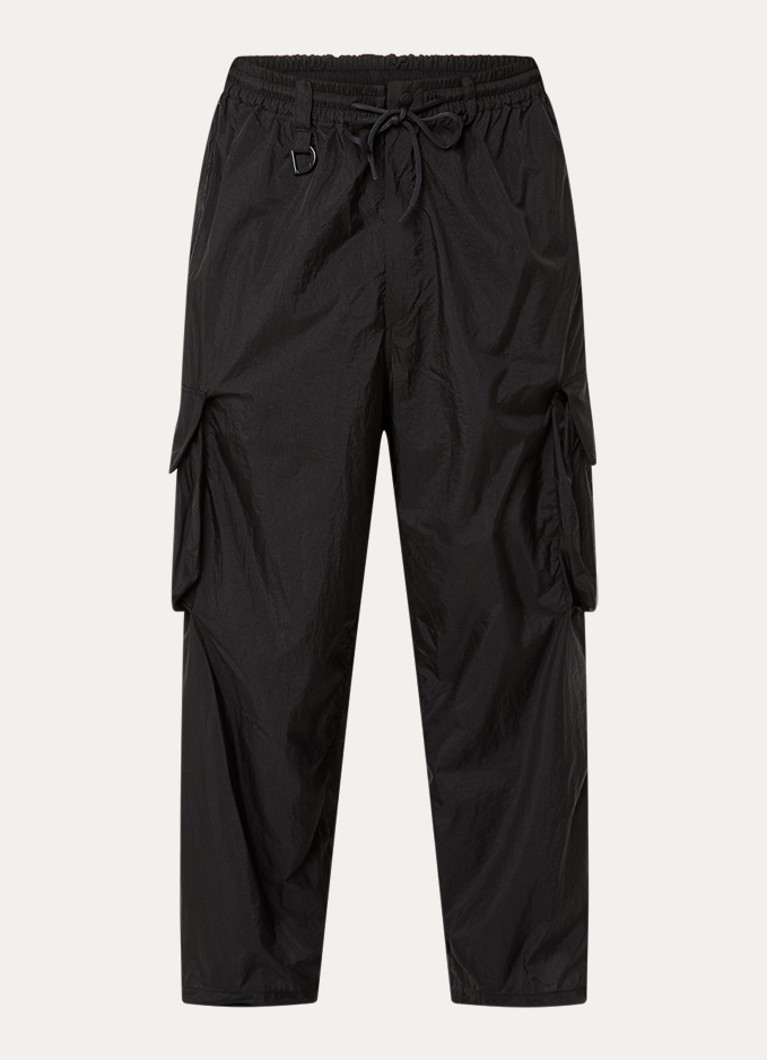 Y-3 Heren Wide fit cargobroek met steekzakken in de kleur Zwart, maat: L