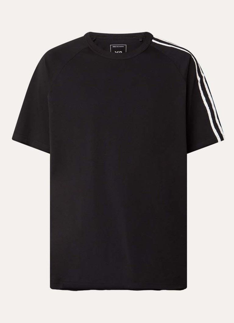 Y-3 Heren T-shirt met ronde hals in de kleur Zwart, maat: S