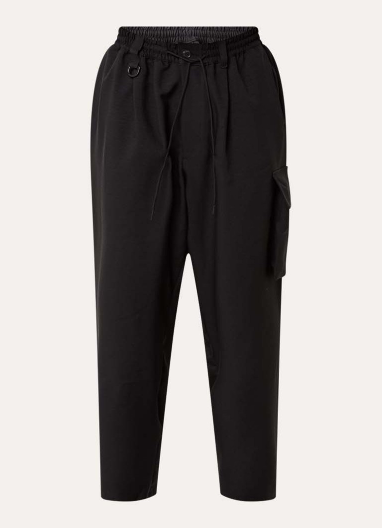 Y-3 Heren Loose fit cargobroek met steekzakken in de kleur Zwart, maat: XL
